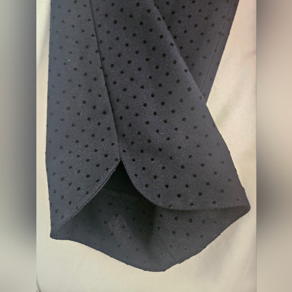 TALBOTS Swiss Dot Tulip Hem "Hampshire" Cropped Pants | SZ 4 - Picture 7 of 11